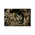 thumbnail image 1 of CADecor Collared Scops Owl Non-Slip Doormat 23.6x15.7 inches, 1 of 3