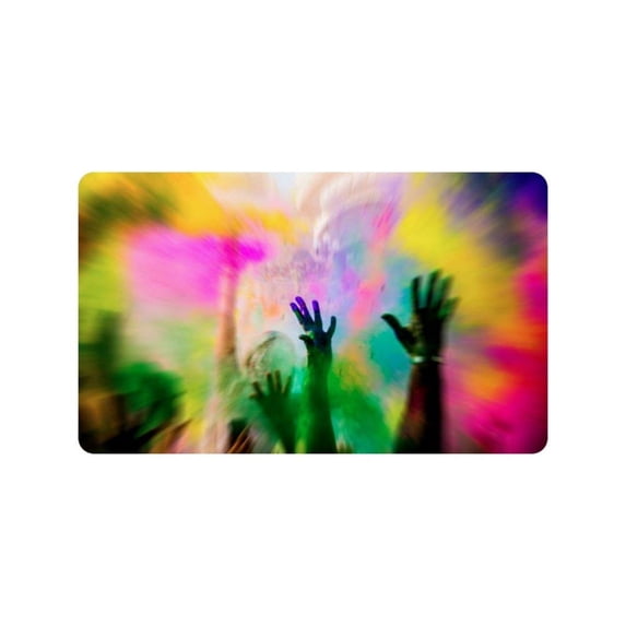 CADecor Colorburst Non-Slip Doormat 30x18 inches