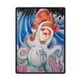 thumbnail image 1 of CADecor Colorful Fish For Swimming Fleece Blanket Throw Blanket 58x80 inches, 1 of 1