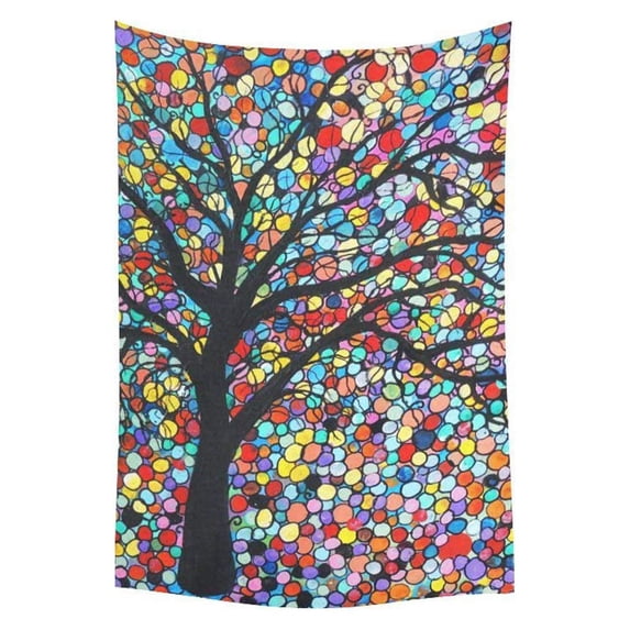 CADecor Colorful Tree Art Home Decor Tapestry Wall Art Wall Tapestry 60x90 Inches