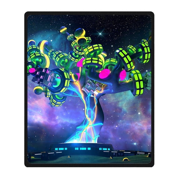 CADecor Colorful Tree Blanket Fleece Throw Blanket for Sofa or Bed 58x80 inches