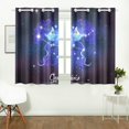 thumbnail image 1 of CADecor Constellation Zodiac Sign Gemini Window Treatment Panel Curtains Window Curtain Kitchen Curtain,Two Piece 26x39 Inches, 1 of 4