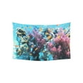 thumbnail image 1 of CADecor Coral Reef Saltwater Fantasy Wall Tapestry Wall Hanging Wall Art Home Decor 40x60 inches, 1 of 2