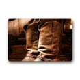 thumbnail image 1 of CADecor Cowboy Doormat Indoor Outdoor Floor Rug 23.6x15.7 inches, 1 of 2