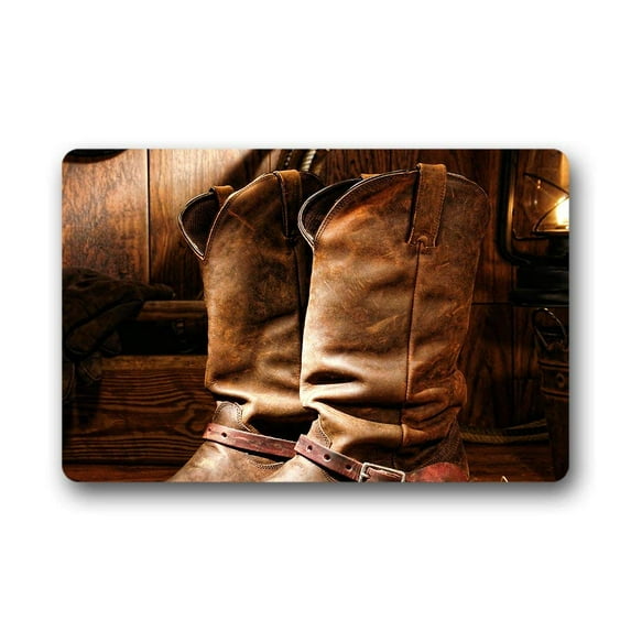 CADecor Cowboy Doormat Indoor Outdoor Floor Rug 23.6x15.7 inches