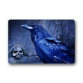 thumbnail image 1 of CADecor Crow Doormat Indoor Outdoor Floor Rug 23.6x15.7 inches, 1 of 2