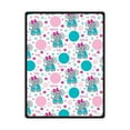 thumbnail image 1 of CADecor Cute Cartoon Baby Elephants Fleece Blanket Throw Blanket 58x80 inches, 1 of 1