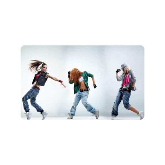 CADecor Dancers Non-Slip Doormat 30x18 inches