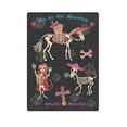 thumbnail image 1 of CADecor Day Of The Dead Honoring Pets Throw Blanket Bed Sofa Blanket 58x80 inches, 1 of 3