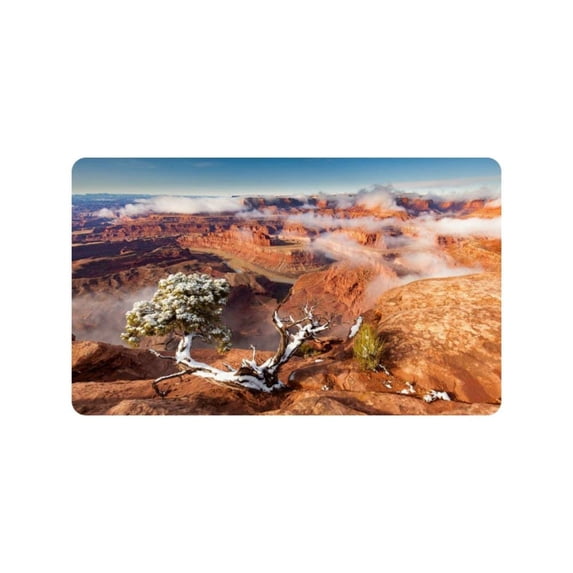 CADecor Dead Horse Point State Park Non-Slip Doormat 30x18 inches