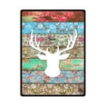 thumbnail image 1 of CADecor Deer Fleece Blanket Throw Blanket 58x80 inches, 1 of 1