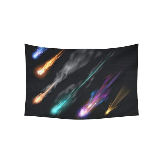 CADecor Different Meteors Wall Tapestry Wall Hanging Wall Art Home Decor 40x60 inches