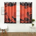 thumbnail image 1 of CADecor Dinosaur Pattern Print Window Treatment Panel Curtains Window Curtain Kitchen Curtain,Two Piece 26x39 Inches, 1 of 4