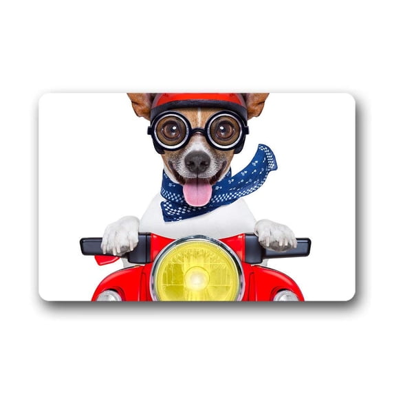 CADecor Dog Doormat Indoor Outdoor Floor Rug 23.6x15.7 inches