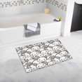 thumbnail image 1 of CADecor Easter Rabbit Cartoon Face Bathroom Mat Bath Rug, Doormat 30x18 inches, 1 of 2