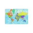 thumbnail image 1 of CADecor Educational Door Mat Home Decor, Colorful USA Political Map with Clearly Labeled Indoor Outdoor Entrance Doormat 23.6x15.7 Inches, 1 of 2
