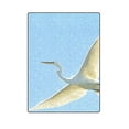 thumbnail image 1 of CADecor Egret Flying Fleece Blankets Bed Throws 58x80 Inches, 1 of 3