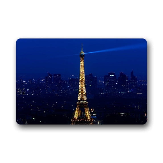 CADecor Eiffel Tower Doormat Indoor Outdoor Floor Rug 23.6x15.7 inches