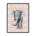 thumbnail image 1 of CADecor Elephant Fleece Blanket Throw Blanket 58x80 inches, 1 of 1