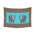 thumbnail image 1 of CADecor Elephant Turquoise Wall Tapestry Wall Hanging Wall Art Home Decor 60x80 inches, 1 of 2