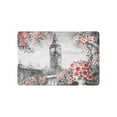 thumbnail image 1 of CADecor European City Landscape Door Mat Home Decor, Oil Painting London Big Ben Indoor Outdoor Entrance Doormat 23.6x15.7 Inches, 1 of 2
