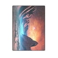 thumbnail image 1 of CADecor Fantasy Landscape With Mountains Throw Blanket Bed Sofa Blanket 58x80 inches, 1 of 3
