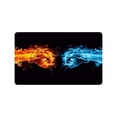 thumbnail image 1 of CADecor Fire Fist Vs Water Fist Premium Non-Slip Doormat 30x18 inches, 1 of 3