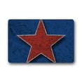 thumbnail image 1 of CADecor Five-Pointed Star Doormat Indoor Outdoor Floor Rug 30x18 inches, 1 of 2
