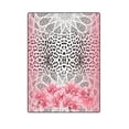 thumbnail image 1 of CADecor Floral and Geometric Throw Blanket Bed Sofa Blanket 58x80 inches, 1 of 3
