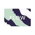 thumbnail image 1 of CADecor Flow Art Non-Slip Indoor/Outdoor Doormat 23.6x15.7 inches, 1 of 1
