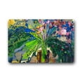 thumbnail image 1 of CADecor Flower Doormat Indoor Outdoor Floor Rug 30x18 inches, 1 of 2
