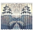 thumbnail image 1 of CADecor Flower Sakura Window Curtain Window Treatments Kitchen Curtains 26x39 inches, 2 Pieces, 1 of 3
