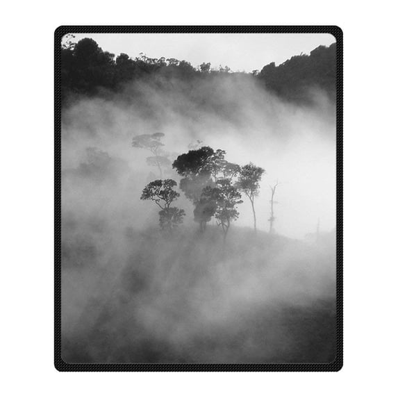 CADecor Fog Blanket Fleece Throw Blanket for Sofa or Bed 58x80 inches