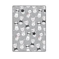 thumbnail image 1 of CADecor Funny Cat Throw Blanket Bed Sofa Blanket 58x80 inches, 1 of 3