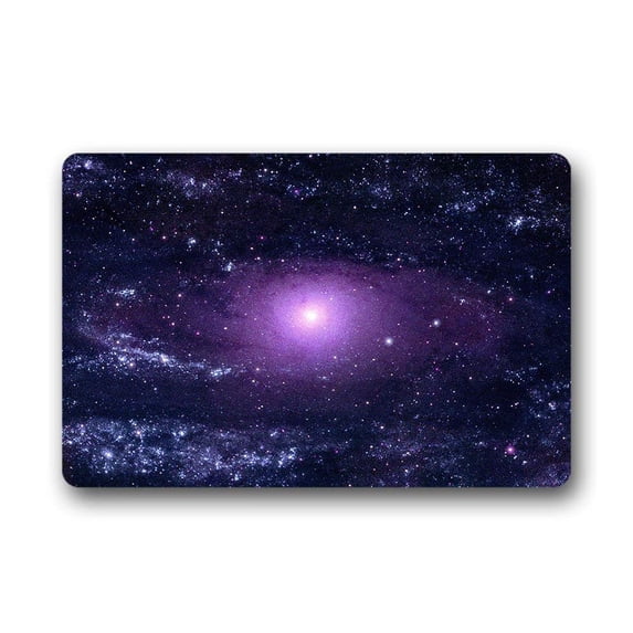 CADecor Galaxy Doormat Indoor Outdoor Floor Rug 30x18 inches