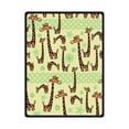 thumbnail image 1 of CADecor Giraffe Fleece Blanket Throw Blanket 58x80 inches, 1 of 1