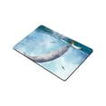 thumbnail image 1 of CADecor Girl Sealing With Whale In The Ocean Full Moon Indoor/Outdoor Decor Rug Doormat 30x18 inches, 1 of 2
