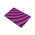 thumbnail image 1 of CADecor Glossy Pink Gradient Stripes Indoor/Outdoor Doormat Decor Rug 23.6x15.7 inches, 1 of 2