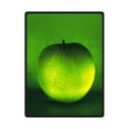 thumbnail image 1 of CADecor Green apple Small Black Spots Fleece Blanket Throws 58x80 inches, 1 of 3