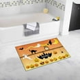 thumbnail image 1 of CADecor Halloween Line Material Set Bath Rug Bathroom Mat Doormat 30x18 inches, 1 of 2