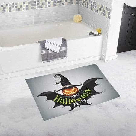 CADecor Halloween party Non-Slip Bath Rug Bath Mat Rug Doormat 30x18 inches