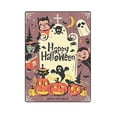 thumbnail image 1 of CADecor Happy Halloween Wolfman Spooky Vampire And Witch Couch Sofa or Bed Fleece Blanket Throw 58x80 inches, 1 of 3