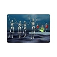 thumbnail image 1 of CADecor Holiday Skeleton Concert Door Mat Home Decor, Halloween Party Indoor Outdoor Entrance Doormat 23.6x15.7 Inches, 1 of 2