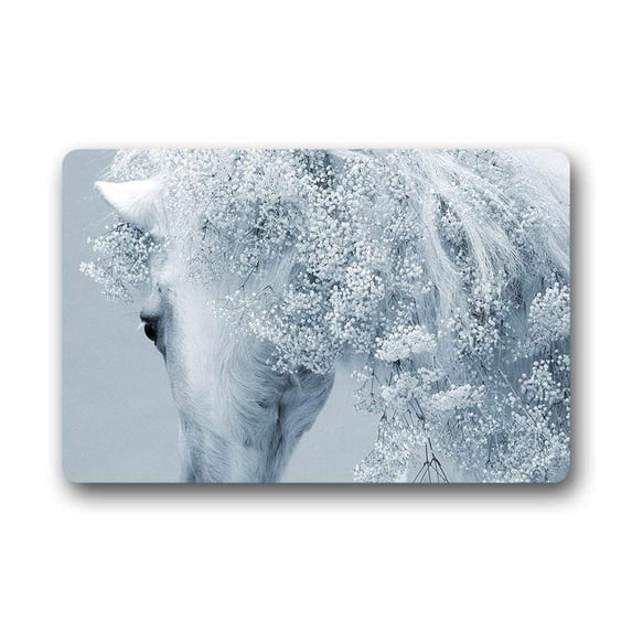 CADecor Horse Doormat Indoor Outdoor Floor Rug 23.6x15.7 inches