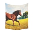 thumbnail image 1 of CADecor Horse Walking in the Garden Wall Hanging Tapestry 51x60 inchesches, 1 of 2