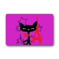 thumbnail image 1 of CADecor I Love Paris Eiffel Tower And Cat Doormat Mat 23.6x15.7 inches, 1 of 2