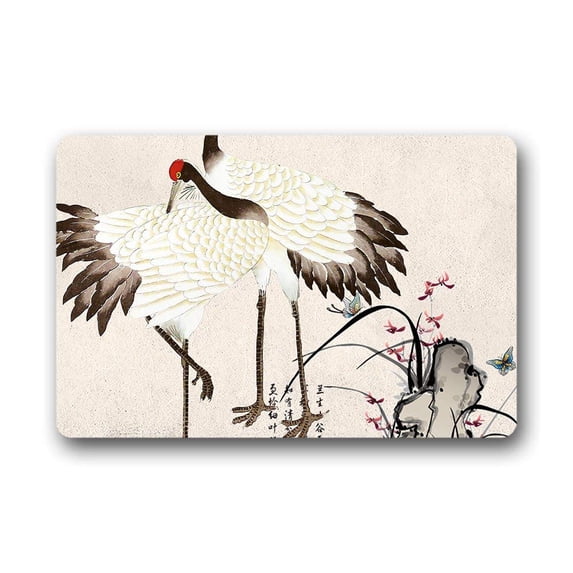 CADecor Ink Painting Doormat Indoor Outdoor Floor Rug 23.6x15.7 inches