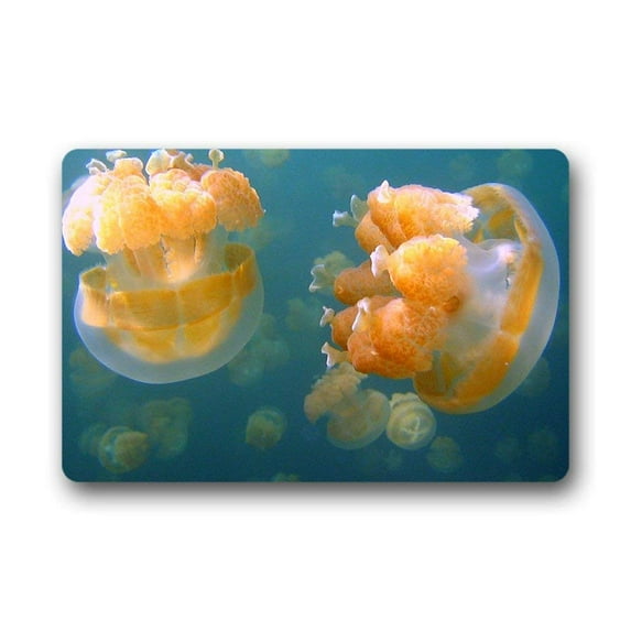 CADecor Jellyfish Doormat Indoor Outdoor Floor Rug 23.6x15.7 inches