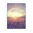 thumbnail image 1 of CADecor Landscape Fantastic Sunset on the Wheat Field Throw Blanket Bed Sofa Blanket 58x80 inches, 1 of 3