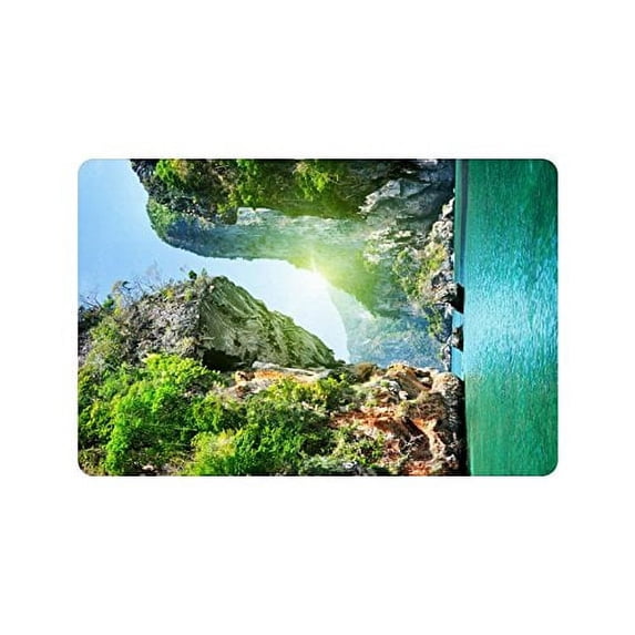 CADecor Landscapes Nature Plants Indoor/Outdoor Doormat 23.6x15.7 inches